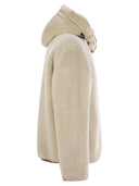 Moncler Grenoble Wengi Reversible Short Down Jacket In Teddy