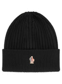 Moncler Grenoble Ribbed Wool Cap