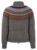Moncler Grenoble Gerlos Short Down Jacket In Wool