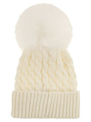 Moncler Grenoble Wool Cap With Pom Pom