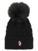 Moncler Grenoble羊毛帽与POM