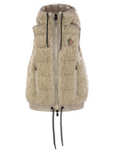Moncler Grenoble Teddy Effect Padded Waistcoat