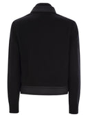 Moncler Grenoble Padded Wool Cardigan With Zip