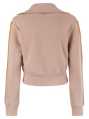 Autry Strick -Tennisstil Reißverschluss -Sweatshirt