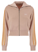 Autry Strick -Tennisstil Reißverschluss -Sweatshirt