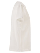 Fabiana Filippi Jersey T Shirt With Luminous Thread