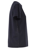 Fabiana Filippi Jersey T Shirt With Luminous Thread