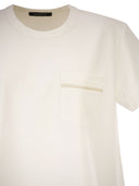 Fabiana Filippi Oversized T Shirt In Milan Jersey With Pocket