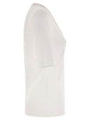 Fabiana Filippi Ribbed Jersey T Shirt