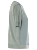 Herno Lyocell And Cotton T Shirt