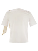 Herno T Shirt With Shoulder Scarf