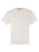 Herno Resort T -Shirt in Baumwoll- und leichter Stretch -Nylon