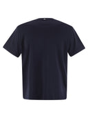 Herno Resort T Shirt In Cotton And Light Stretch Nylon