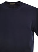 Herno Resort T Shirt In Cotton And Light Stretch Nylon