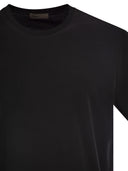 Herno Resort T Shirt In Cotton And Light Stretch Nylon