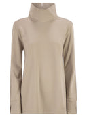 Herno High Neck Jumper In Viscose Blend