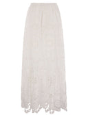 Mc2 Saint Barth Jenny Sangallo Lace Long Skirt