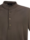 Herno Jersey Polo Shirt With Seraph Collar
