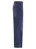 7 For hele menneskeheden moderne dojo skræddersyløs høj talje blussede jeans