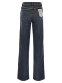 7 For All Mankind Lotta Bay Mid High Waisted Jeans