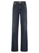 7 For All Mankind Lotta Bay Mid High Waisted Jeans