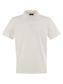 Herno Cotton Buttonless Polo Shirt