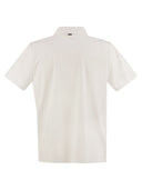 Herno Cotton Buttonless Polo Shirt