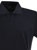 Herno Cotton Buttonless Polo Shirt