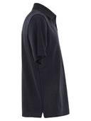 Herno Cotton Jersey Polo Shirt With Open Collar