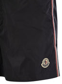 Moncler Swim Shorts With Tricolour Trim