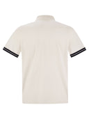 Moncler Cotton Piqué Polo Shirt With Logo