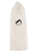 Moncler Cotton Piqué Polo Shirt With Logo