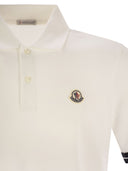 Moncler Cotton Piqué Polo Shirt With Logo