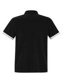 Moncler Cotton Piqué Polo Shirt With Logo