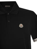 Moncler Cotton Piqué Polo Shirt With Logo