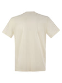 Moncler Cotton T Shirt With Shaded Logo