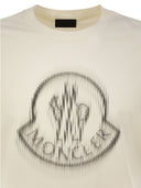 Moncler Cotton T Shirt With Shaded Logo