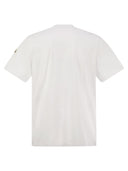 Moncler T Shirt With Cotton Varsity Logo Pattern
