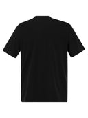 Moncler Cotton T Shirt With Embroidered Varsity Logo