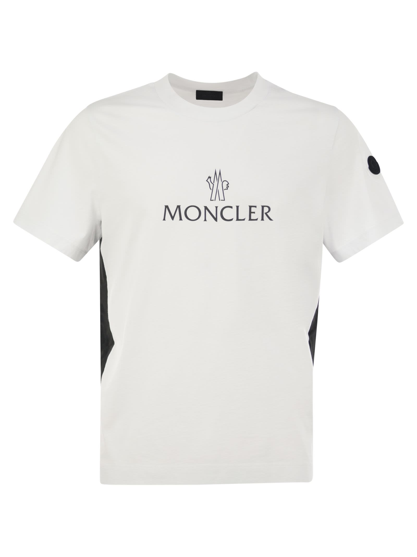 Moncler katoenen logo t -shirt