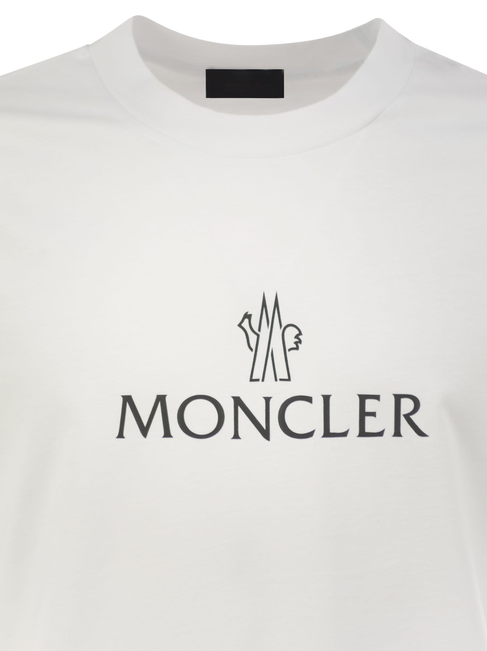 Moncler katoenen logo t -shirt