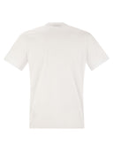 Moncler Cotton T Shirt With Shaded Logo