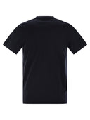 T-shirt de coton moncler avec logo ombré