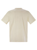 Camisa de algodón Moncler con logotipo de goma