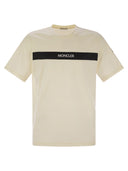 Camisa de algodón Moncler con logotipo de goma