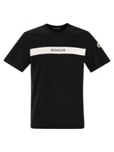 Camisa de algodón Moncler con logotipo de goma