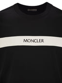 Camisa de algodón Moncler con logotipo de goma