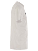 Moncler T Shirt With Flocked Cotton Logo