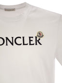Moncler T Shirt With Flocked Cotton Logo