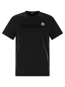 Moncler T Shirt With Flocked Cotton Logo